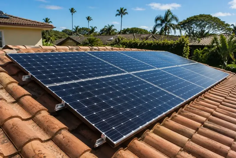 Installation de panneaux solaires à Biriatou